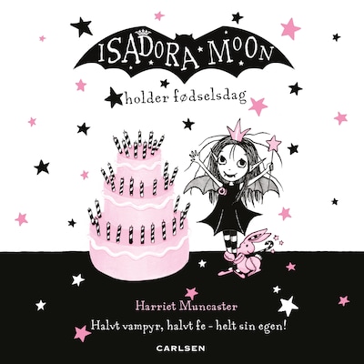 Isadora Moon holder fødselsdag (3) – omslag til lydbogen af Harriet Muncaster