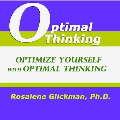 Optimize Yourself with Optimal Thinking – omslag til lydbogen af Rosalene Glickman