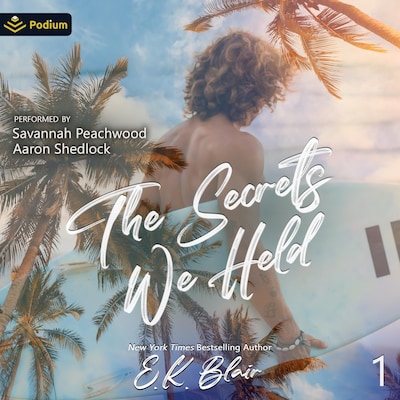 The Secrets We Held – omslag til lydbogen af E.K. Blair