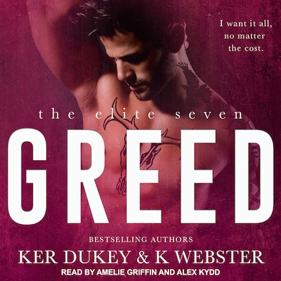 Greed – omslag til lydbogen af Ker Dukey, K Webster