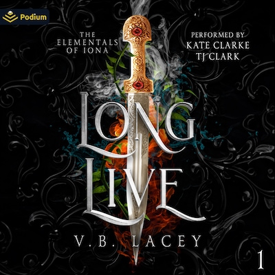 Long Live – omslag til lydbogen af V.B. Lacey