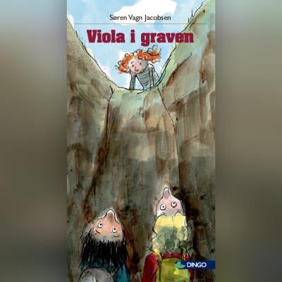 Viola i graven – omslag til lydbogen af Søren Vagn Jacobsen