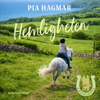 Hemligheten – omslag till ljudboken av Pia Hagmar