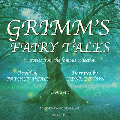 Grimm's Fairy Tales - Book 2 of 2 – omslag till ljudboken av Patrick Healy