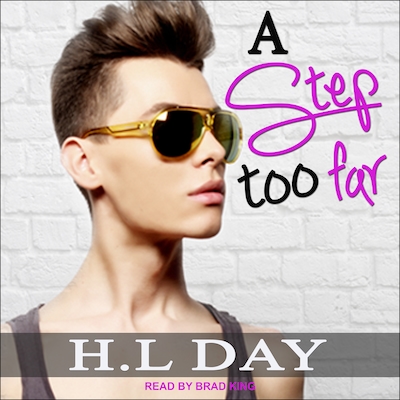 A Step Too Far – omslag til lydbogen af H.L Day