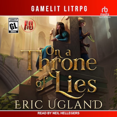 On a Throne of Lies – omslag til lydbogen af Eric Ugland