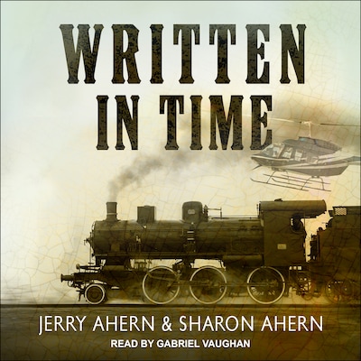 Written in Time – omslag til lydbogen af Jerry Ahern, Sharon Ahern