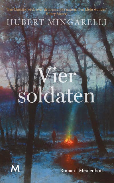 Vier soldaten – omslag van het luisterboek van Hubert Mingarelli