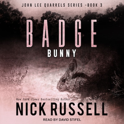 Badge Bunny – omslag til lydbogen af Nick Russell