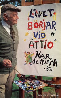 Livet börjar vid åttio : kåserier – omslag till ljudboken av Kar de Mumma