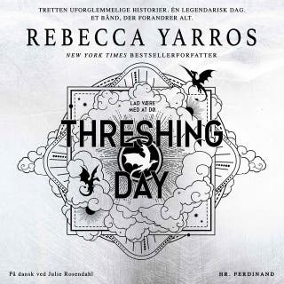 Threshing Day – Lad være med at dø – omslag til lydbogen af Rebecca Yarros