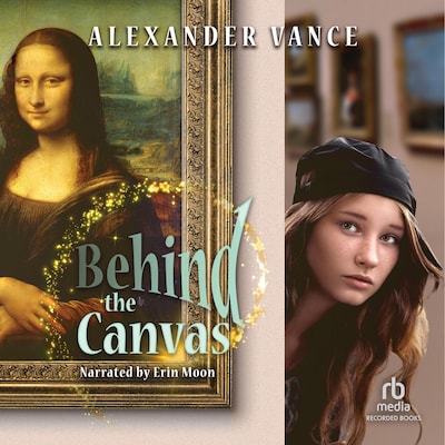 Behind the Canvas – omslag til lydbogen af Alexander Vance