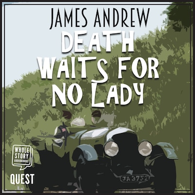 Death Waits for No Lady – omslag til lydbogen af James Andrew