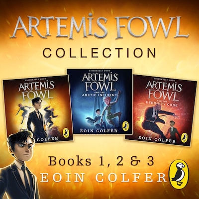 Artemis Fowl Collection – omslag til lydbogen af Eoin Colfer