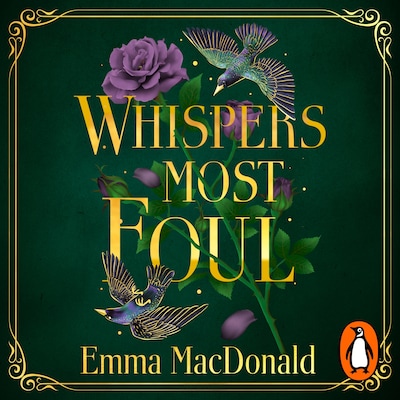 Whispers Most Foul – omslag til lydbogen af Emma MacDonald