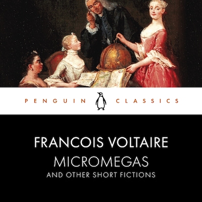 Micromegas and Other Short Fictions – omslag til lydbogen af Francois Voltaire