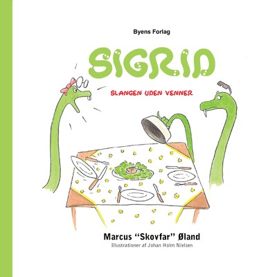 Sigrid – slangen uden venner – omslag til lydbogen af Marcus "Skovfar" Øland