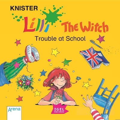 Lilli the Witch. Trouble at School – omslag til lydbogen af KNISTER