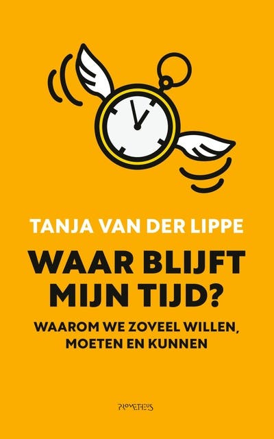 Waar blijft mijn tijd? – omslag van het luisterboek van Tanja van der Lippe