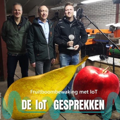 Fruitboombewaking met IoT – omslag van het luisterboek van Robert Heerekop