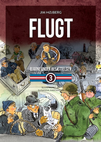 Flugt – omslag til lydbogen af Jim Højberg