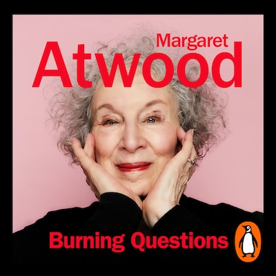 Burning Questions – omslag til lydbogen af Margaret Atwood