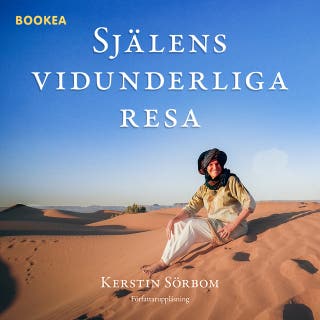 Själens vidunderliga resa – omslag till ljudboken av Kerstin Sörbom