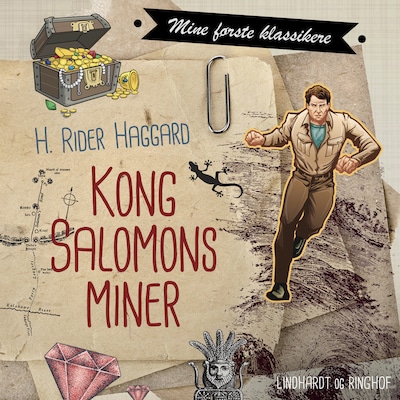 Kong Salomons miner – omslag til lydbogen af Henry Rider Haggard