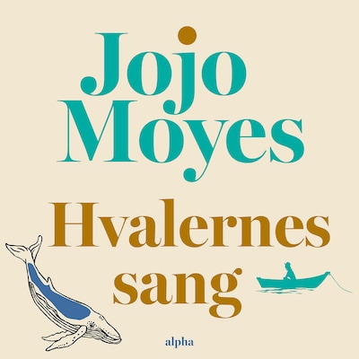 Hvalernes sang – omslag til lydbogen af Jojo Moyes