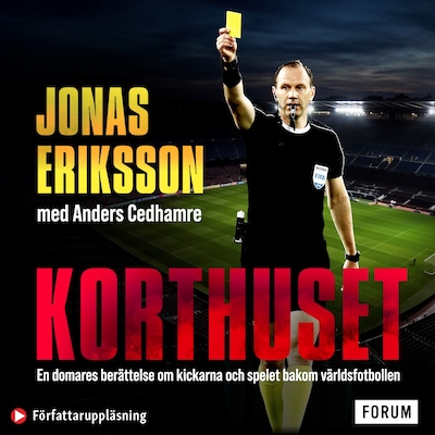 Korthuset – omslag till ljudboken av Jonas Eriksson, Anders Cedhamre