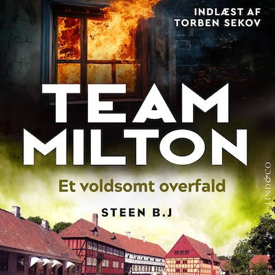 Et voldsomt overfald – omslag til lydbogen af Steen B. J.