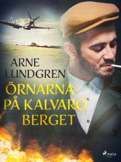 Örnarna på Kalvaroberget – omslag till ljudboken av Arne Lundgren