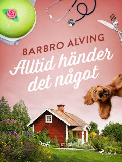 Alltid händer det något – omslag till ljudboken av Barbro Alving