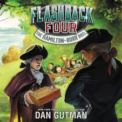 Flashback Four #4: The Hamilton-Burr Duel – omslag til lydbogen af Dan Gutman