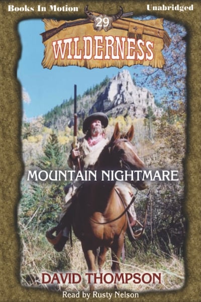 Mountain Nightmare – omslag til lydbogen af David Thompson