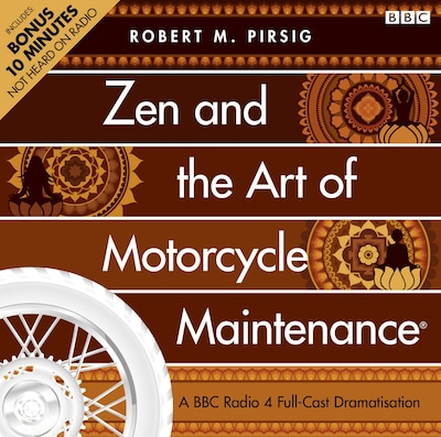 Zen And The Art Of Motorcycle Maintenance® – omslag til lydbogen af Robert M. Pirsig, Peter Flannery