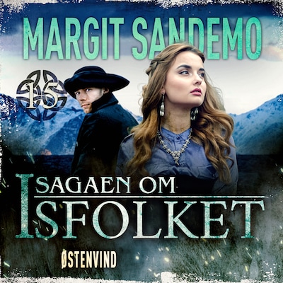 Isfolket 15 - Østenvind – omslag til lydbogen af Margit Sandemo