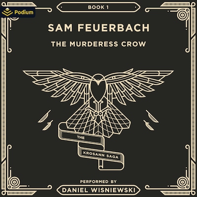 The Murderess Crow – omslag til lydbogen af Sam Feuerbach