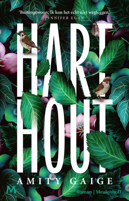 Harthout – omslag van het luisterboek van Amity Gaige