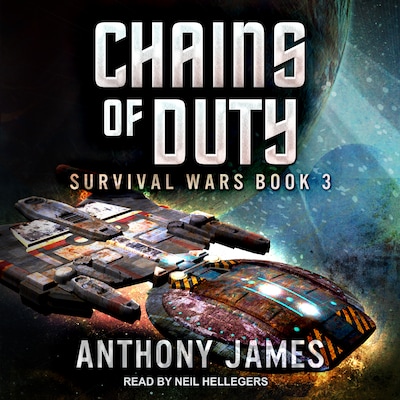 Chains of Duty – omslag til lydbogen af Anthony James