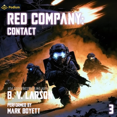 Red Company: Contact – omslag til lydbogen af B.V. Larson