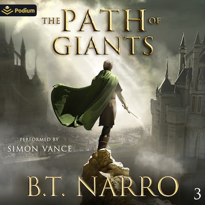 The Path of Giants – omslag til lydbogen af B.T. Narro