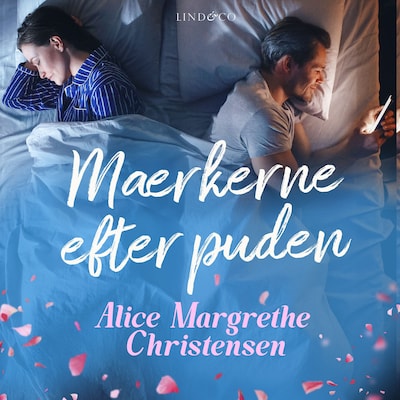 Mærkerne efter puden – omslag til lydbogen af Alice Margrethe Christensen