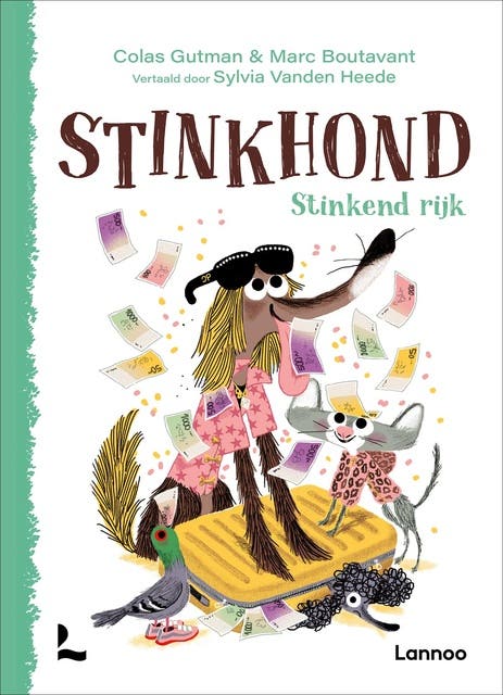 Stinkhond - Stinkend rijk – omslag van het luisterboek van Colas Gutman