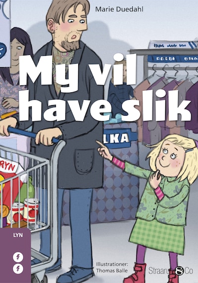 My vil have slik – omslag til lydbogen af Marie Duedahl