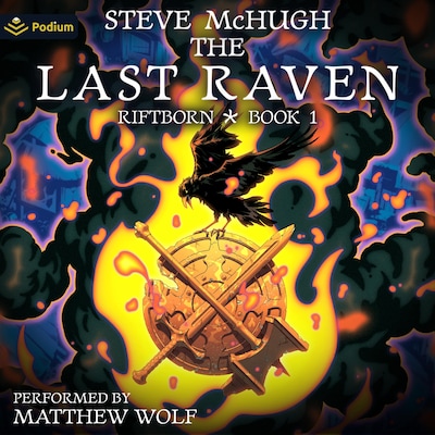 The Last Raven: An Urban Fantasy Noir – omslag til lydbogen af Steve McHugh