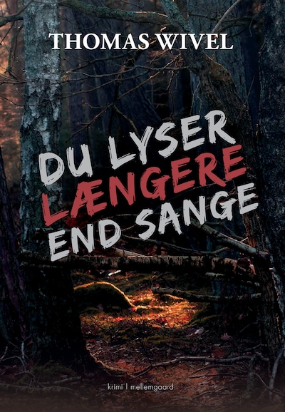 Du lyser længere end sange – omslag til lydbogen af Thomas Wivel