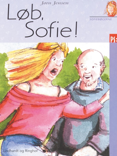 Løb, Sofie! – omslag til lydbogen af Jørn Jensen