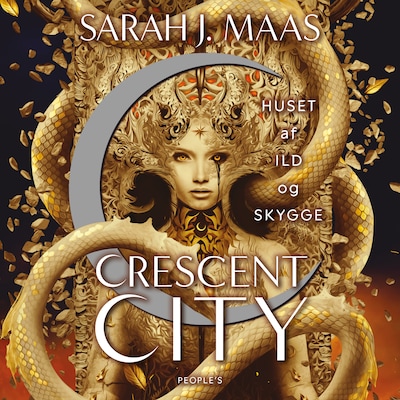 Crescent City. Huset af ild og skygge – omslag til lydbogen af Sarah J. Maas