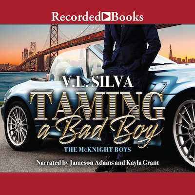 Taming a Bad Boy – omslag van het luisterboek van V.L. Silva